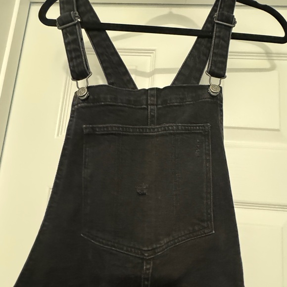 Old Navy OG straight  distressed overalls - Picture 8 of 10